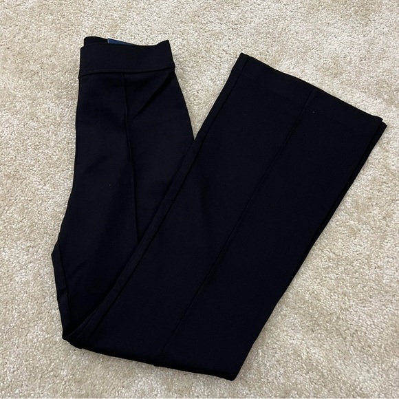 Modern Ambition High Rise Flare Ponte Pant Women's Size Small Black 1765863 NEW - Picture 3 of 16
